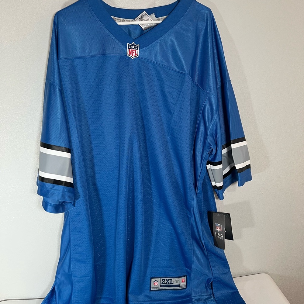 NWT Proline NFL‎ Detroit Lions Jersey 2XLT